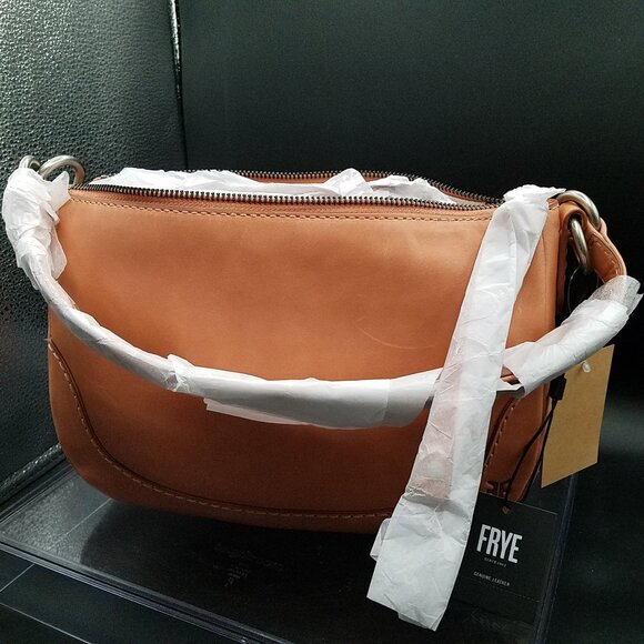 👜 Frye Melissa Crossbody Bag – Apricot – 100% Leather – NEW (Small Mark Noted) - Picture 16 of 16